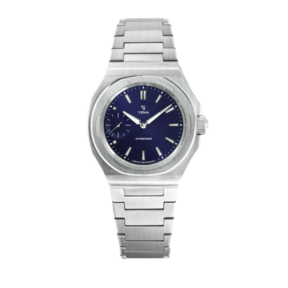 YEMA Wristmaster Slim Small Seconds CMM.29 Dial Blue 39mm | 76.26.29.05.SN.M