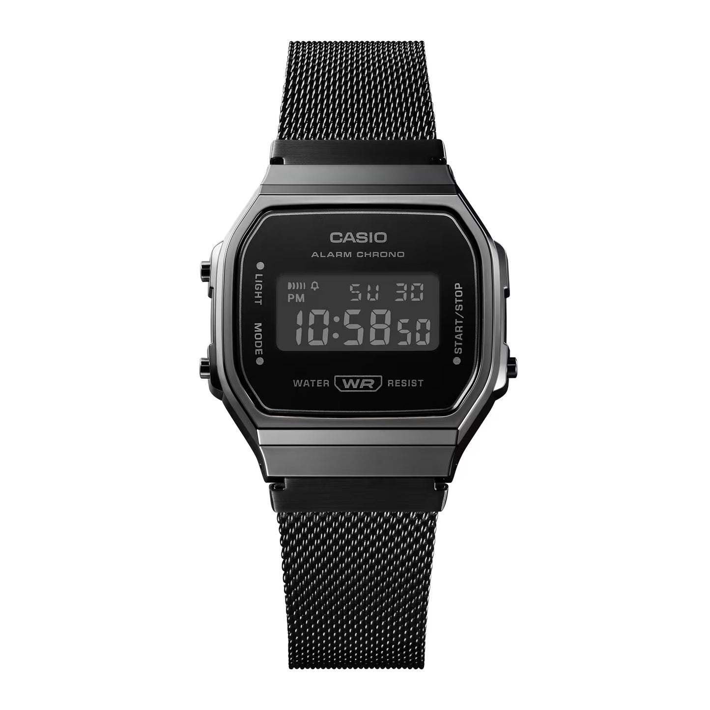 CASIO Iconic Go Retro Gunmetal case And Black | A168WEMB-1B