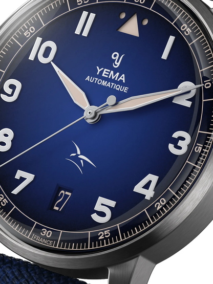 YEMA Flyrgaf Flieger French Air Force Blue 40mm | YFLY24AA-GGS