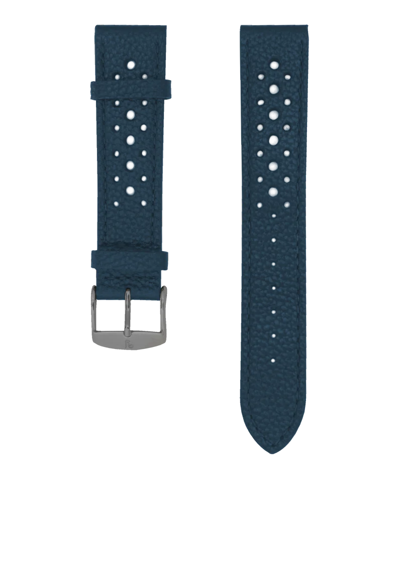 YEMA Rallye Leather Strap Blue | SYG33-20-SS
