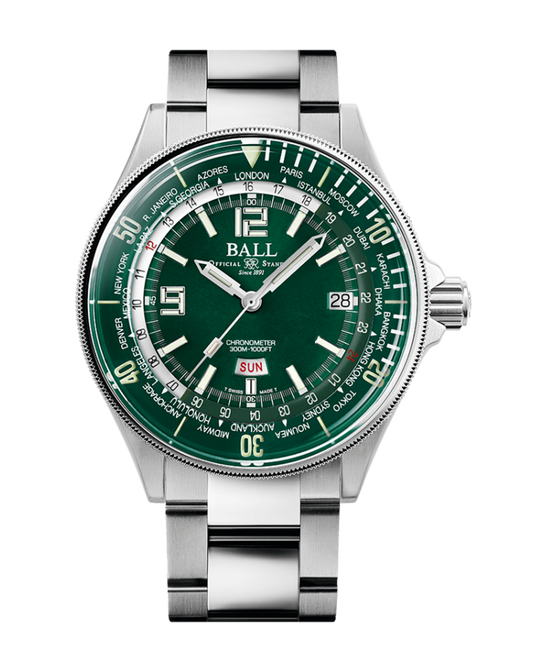 BALL Engineer Master II Diver Worldtime (42mm) | DG2232A-SC-GR