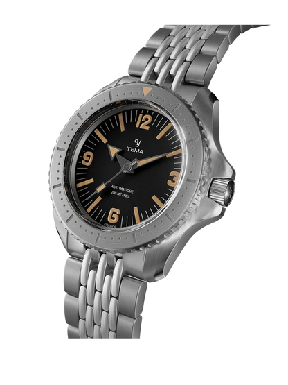YEMA Diver Classic Dial Steel Bracelet 39.5mm | YDIV25-AMS
