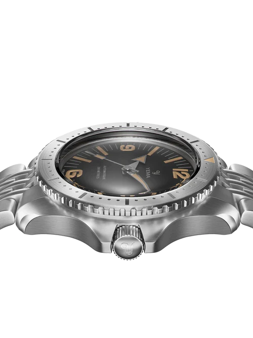 YEMA Diver Classic Dial Steel Bracelet 39.5mm | YDIV25-AMS