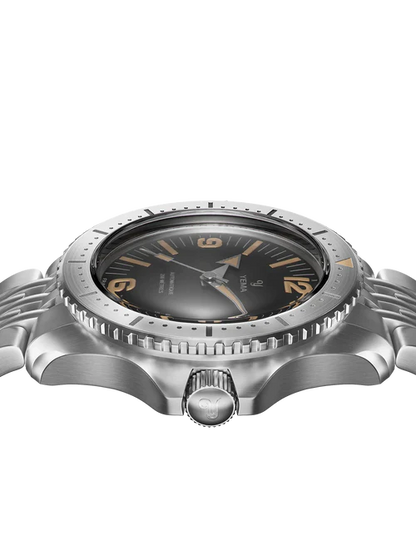 YEMA Diver Classic Dial Steel Bracelet 39.5mm | YDIV25-AMS