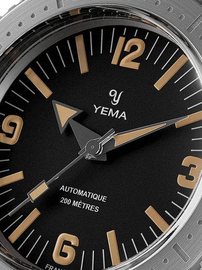 YEMA Diver Classic Dial Steel Bracelet 39.5mm | YDIV25-AMS