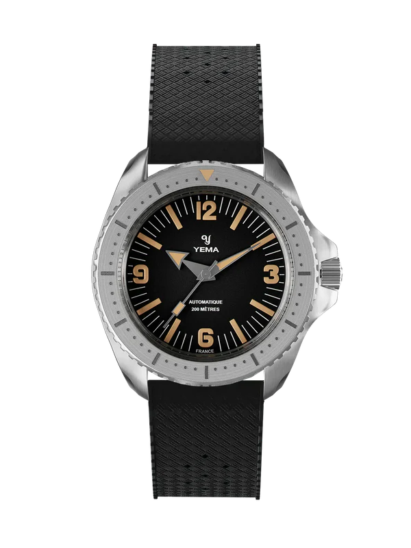 YEMA Diver Classic Dial Rubber Strap 39.5mm | YDIV25-ATPS