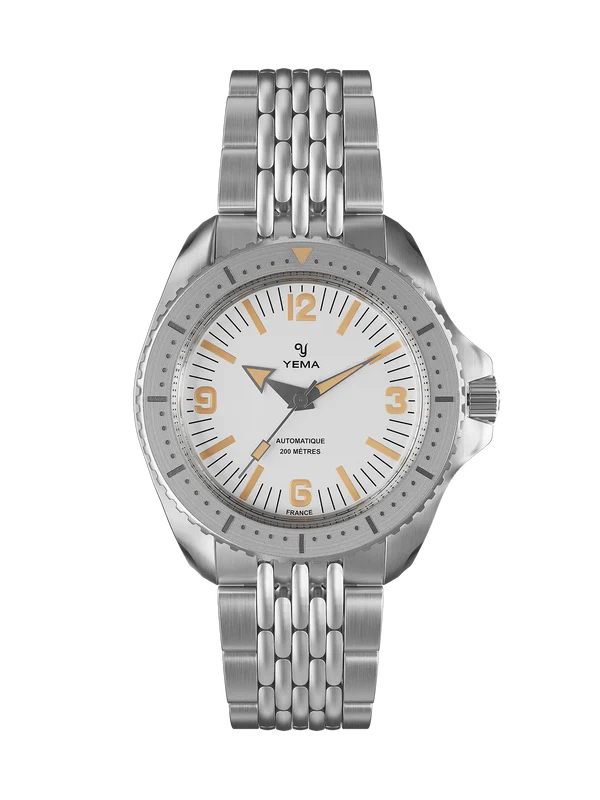 YEMA Diver Classic Dial Steel Bracelet 39.5mm | YDIV25-BMS