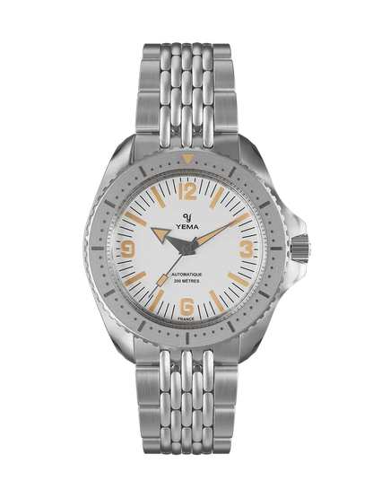 YEMA Diver Classic Dial Steel Bracelet 39.5mm | YDIV25-BMS