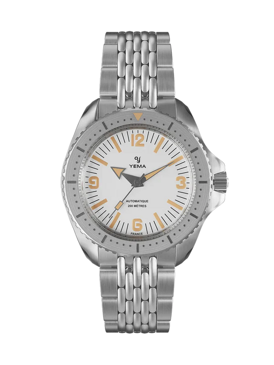 YEMA Diver Classic Dial Steel Bracelet 39.5mm | YDIV25-BMS