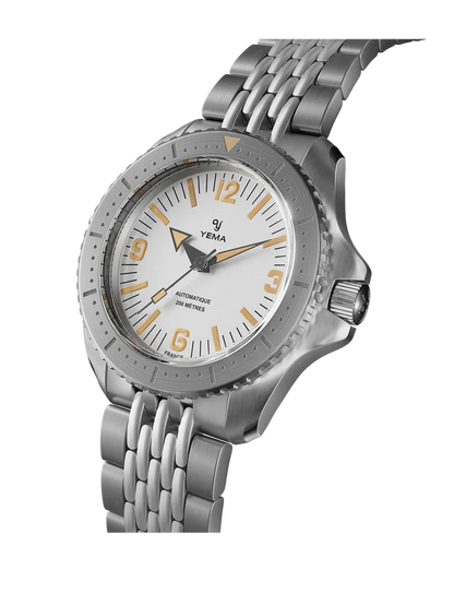 YEMA Diver Classic Dial Steel Bracelet 39.5mm | YDIV25-BMS