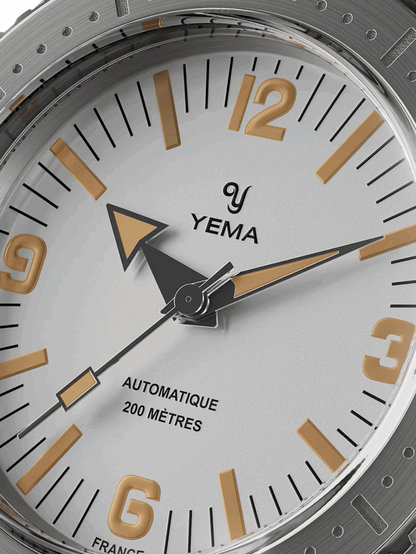 YEMA Diver Classic Dial Steel Bracelet 39.5mm | YDIV25-BMS