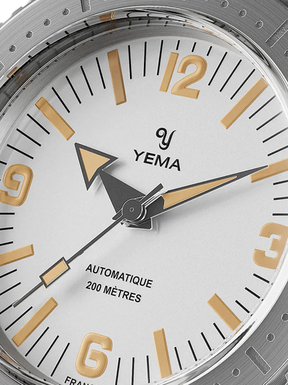 YEMA Diver Classic Dial Steel Bracelet 39.5mm | YDIV25-BMS