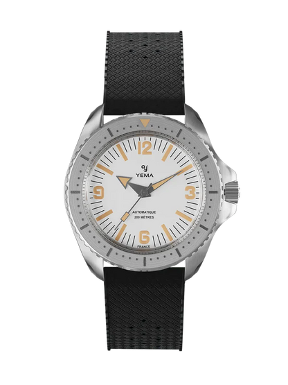 YEMA Diver Classic Dial Rubber Strap 39.5mm | YDIV25-BTPS