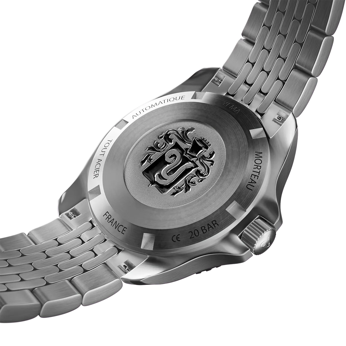 YEMA Diver Classic Dial Rubber Strap 39.5mm | YDIV25-BTPS