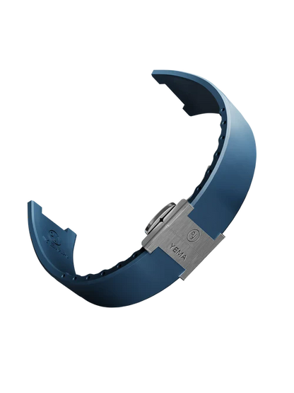 YEMA FKM Rubber Integrated Strap 24mm | SYFKM-I-G-24-SS