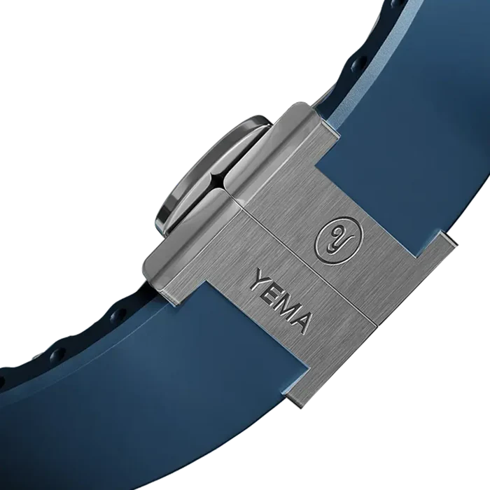 YEMA FKM Rubber Integrated Strap 24mm | SYFKM-I-G-24-SS