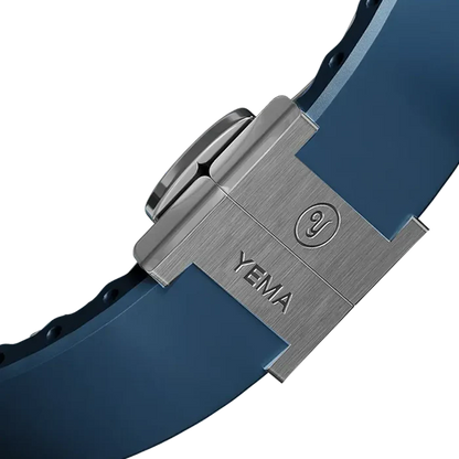 YEMA FKM Rubber Integrated Strap 24mm | SYFKM-I-G-24-SS