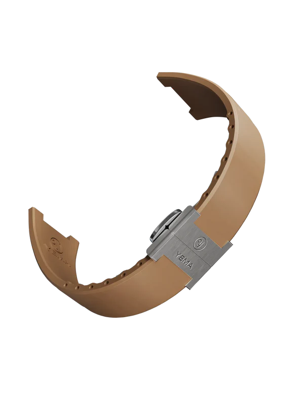 YEMA FKM Rubber Integrated Strap 24mm | SYFKM-I-U-24-SS
