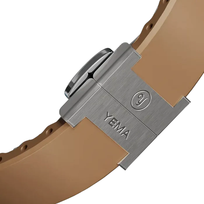 YEMA FKM Rubber Integrated Strap 24mm | SYFKM-I-U-24-SS