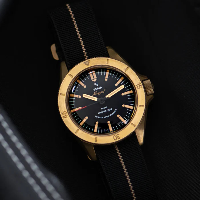 YEMA Navygraf FSM Bronze 39mm | YNAVZ22FSM-ATPS