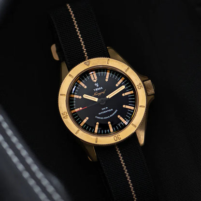 YEMA Navygraf FSM Bronze 39mm | YNAVZ22FSM-ATPS
