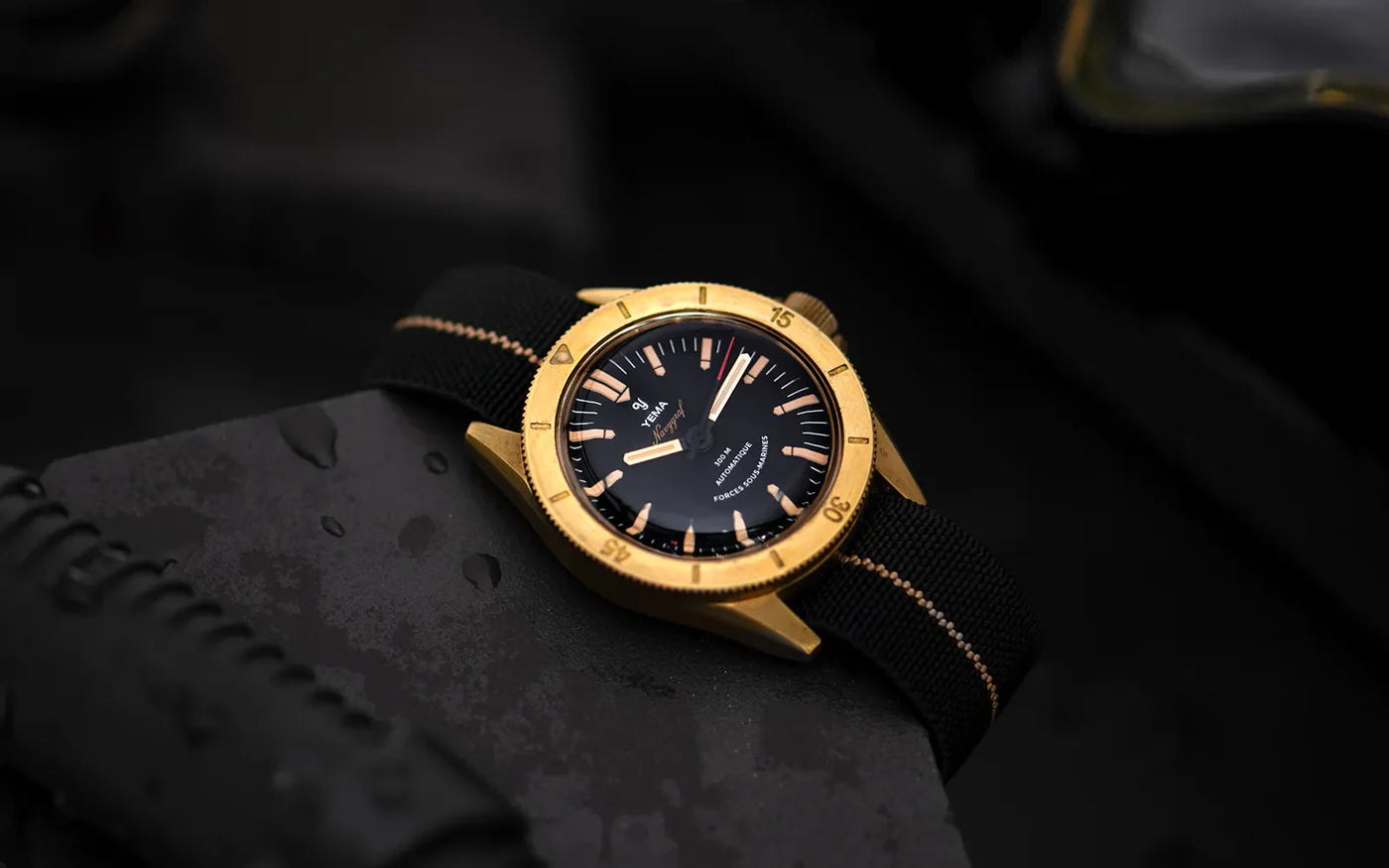 YEMA Navygraf FSM Bronze 39mm | YNAVZ22FSM-ATPS