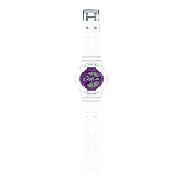 CASIO G-Shock Analog-Digital White/Purple | GA110WS-7A
