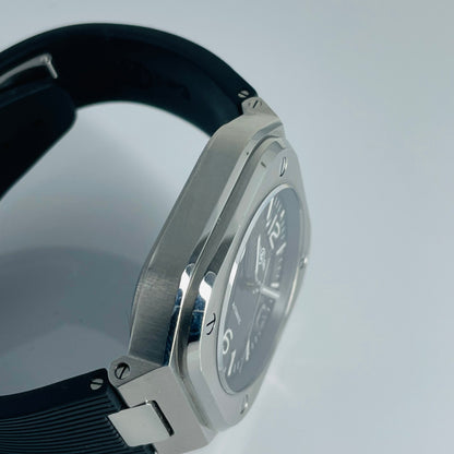 BELL + ROSS Black Steel BR 05 (BR05A-BL-ST/SRB)