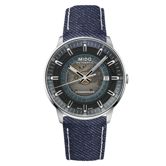 MIDO Commander Gradient Blue Canvas | M021.407.18.411.00