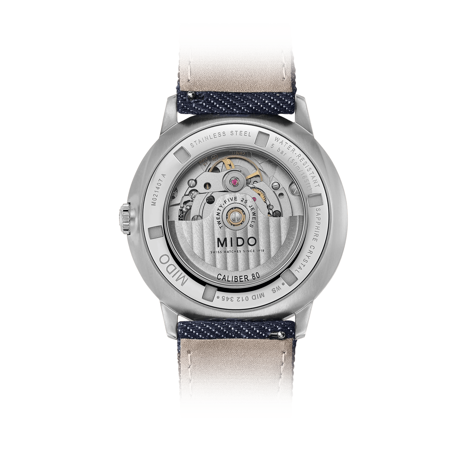 MIDO Commander Gradient Blue Canvas | M021.407.18.411.00