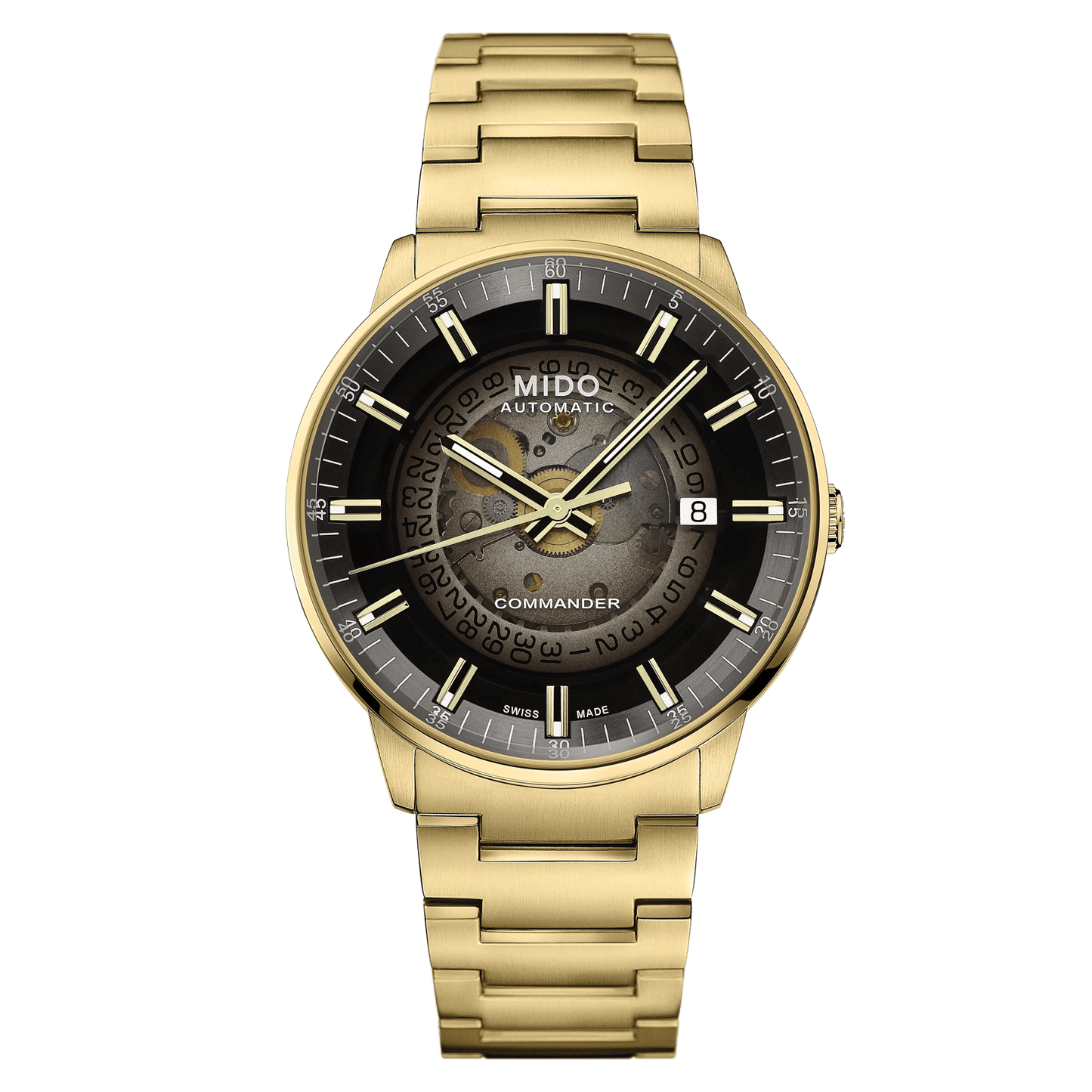 MIDO Commander Gradient Gold Stainless Steel | M021.407.33.411.01