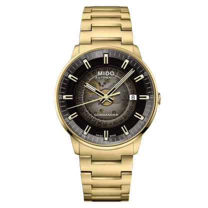 MIDO Commander Gradient Gold Stainless Steel | M021.407.33.411.01