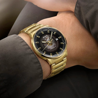 MIDO Commander Gradient Gold Stainless Steel | M021.407.33.411.01