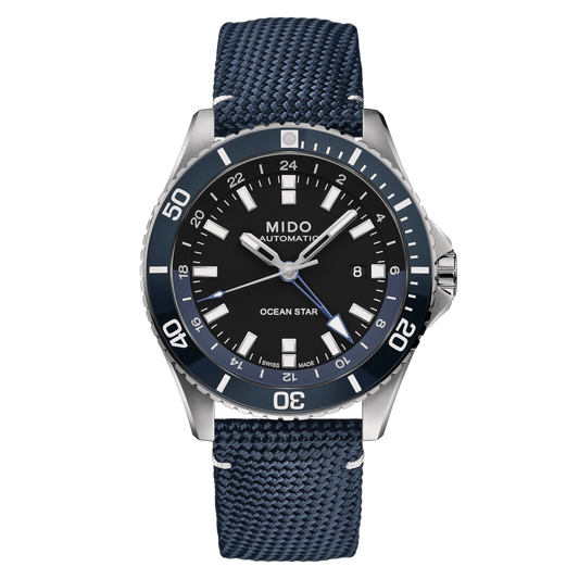 MIDO Ocean Star GMT Black & Blue | M026.629.17.051.00