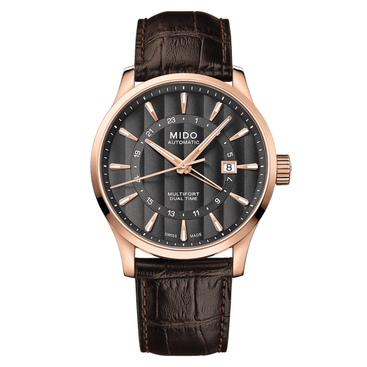 MIDO Multifort Dual Time Anthracite | M038.429.36.061.00