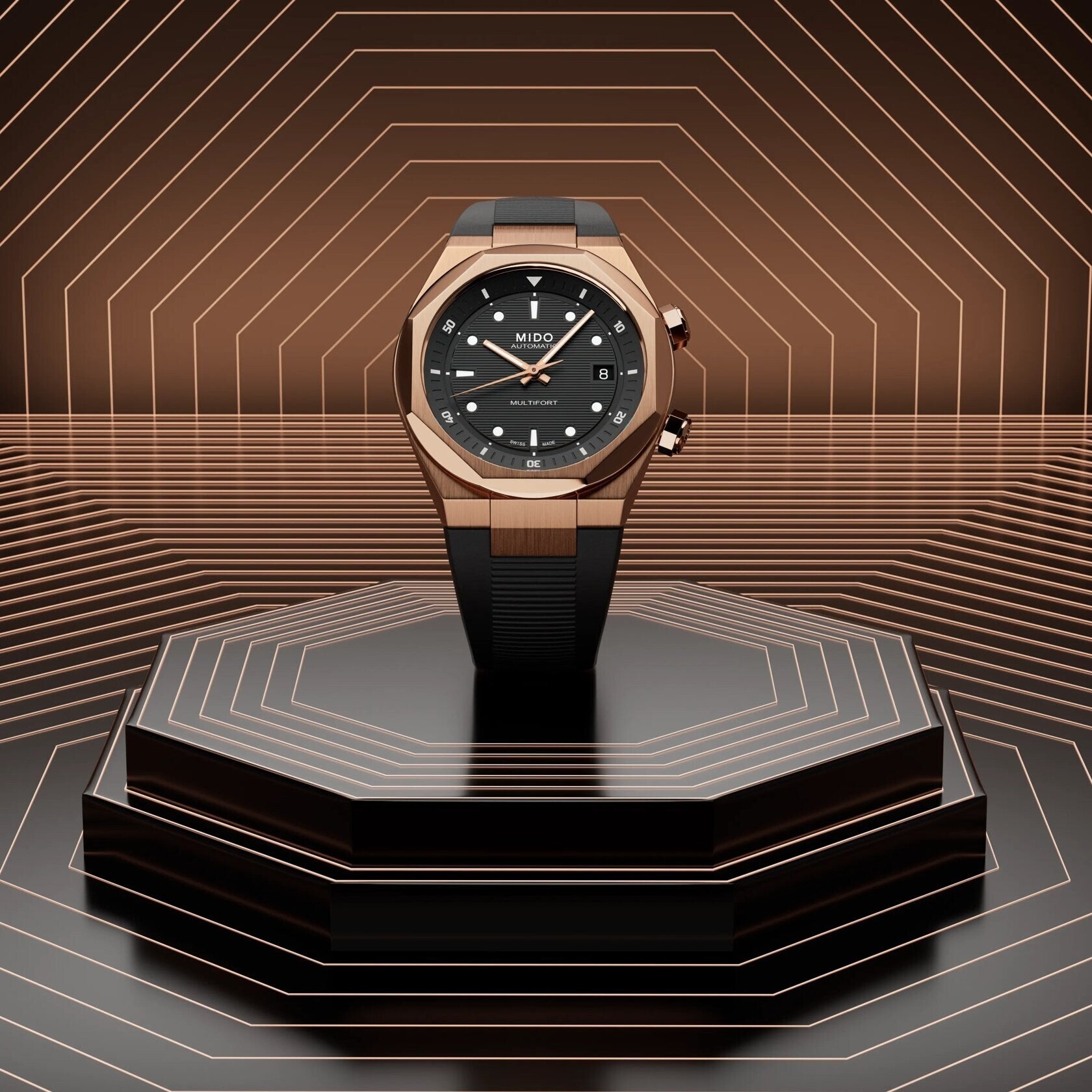 MIDO Multifort 8 Two Crowns | M047.507.37.051.00 – Bezel House
