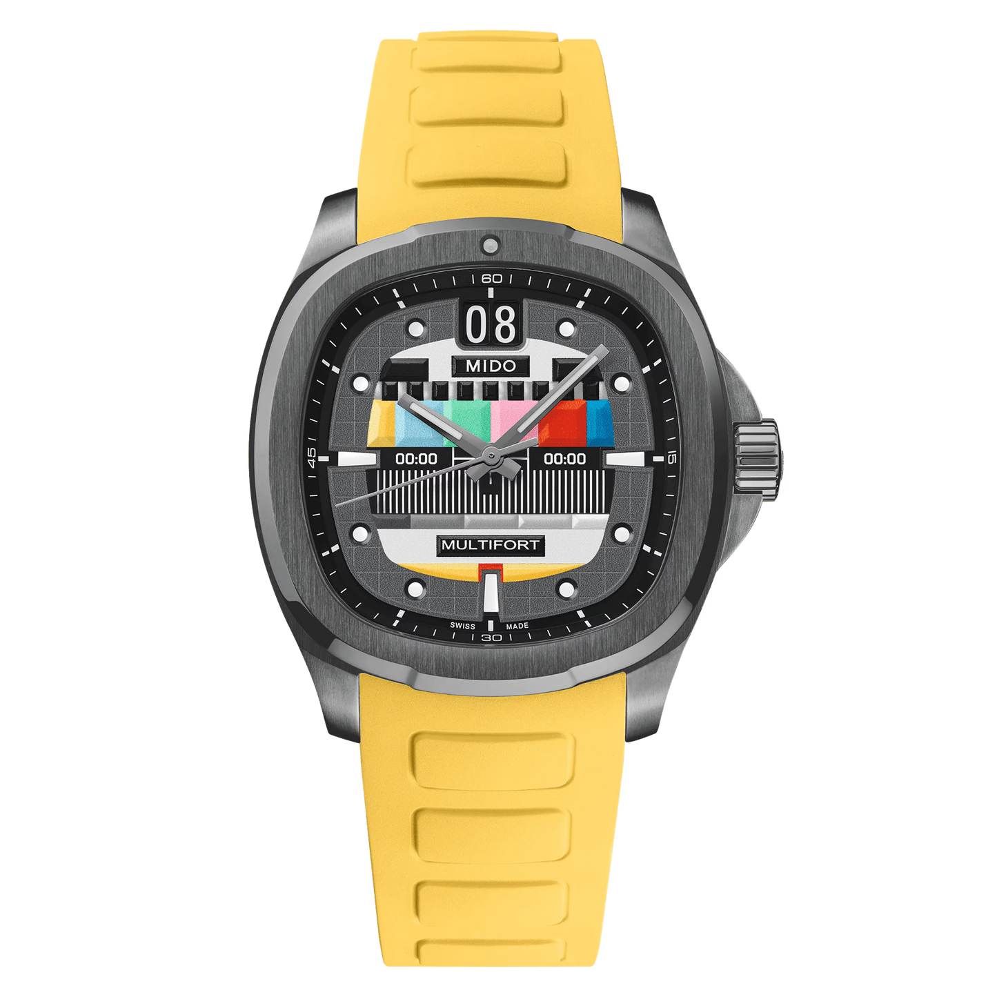 MIDO Multifort TV Big Date Grey S01E02 | M049.526.33.081.01