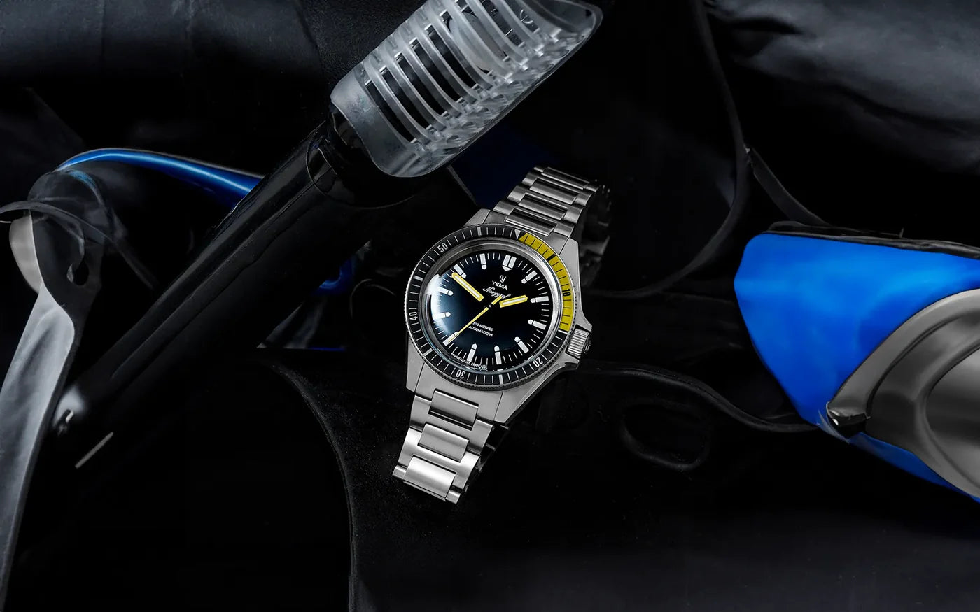 YEMA Navygraf CMM.10 Metal Bracelet 39mm | 21.14.36.SN.M