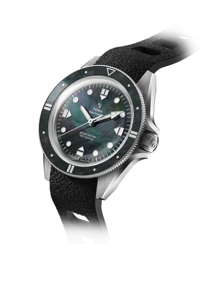 YEMA Navygraf Pearl CMM.20 FKM Rubber Strap 39mm | 22.25.20.66.SN.U6