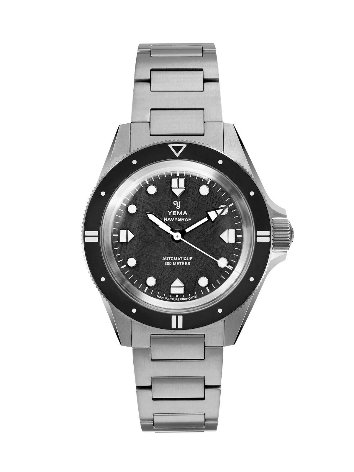 YEMA Navygraf Meteorite CMM.10 Limited Edition Black Dial 39mm