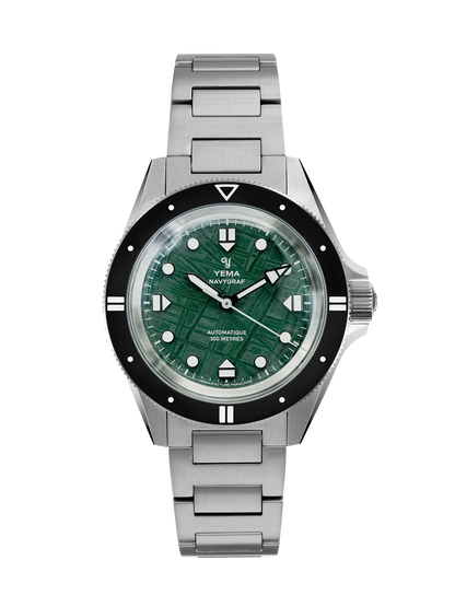 YEMA Navygraf Meteorite CMM.10 Limited Edition Green Dial 39mm
