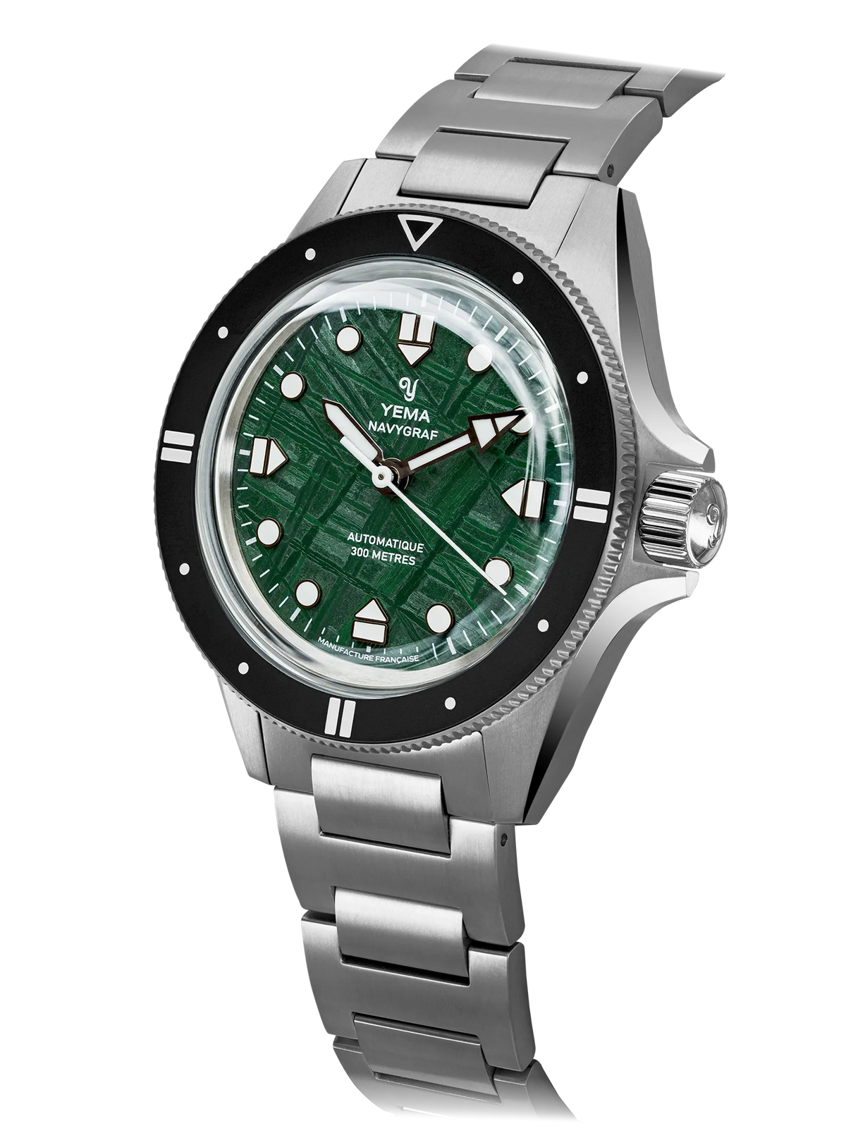 YEMA Navygraf Meteorite CMM.10 Limited Edition Green Dial 39mm