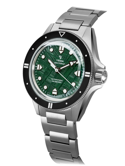 YEMA Navygraf Meteorite CMM.10 Limited Edition Green Dial 39mm