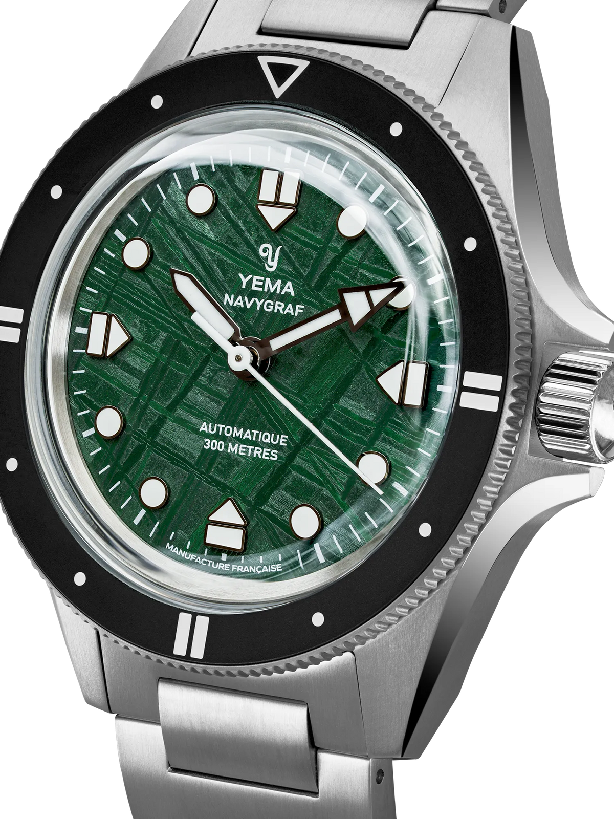 YEMA Navygraf Meteorite CMM.10 Limited Edition Green Dial 39mm