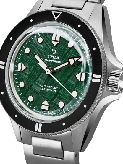 YEMA Navygraf Meteorite CMM.10 Limited Edition Green Dial 39mm