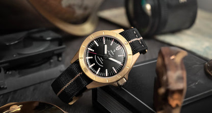 YEMA Navygraf FSM Bronze 39mm | YNAVZ22FSM-ATPS