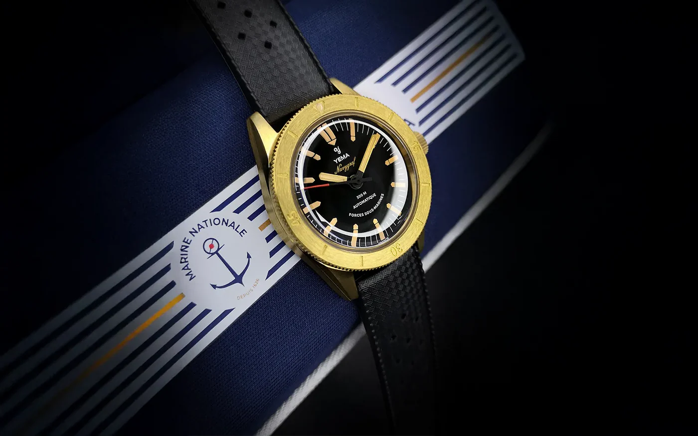 YEMA Navygraf FSM Bronze 39mm | YNAVZ22FSM-ATPS