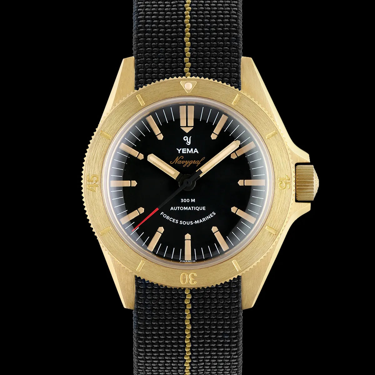 YEMA Navygraf FSM Bronze 39mm | YNAVZ22FSM-ATPS