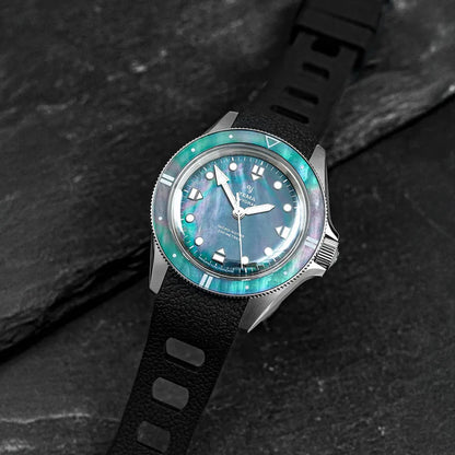 YEMA Navygraf Pearl CMM.20 FKM Rubber Strap 39mm | 22.25.20.66.SN.U6