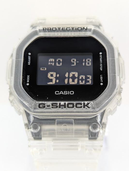 G-SHOCK Digital 5600 Series Transparent White (DW-5600SKE-7)